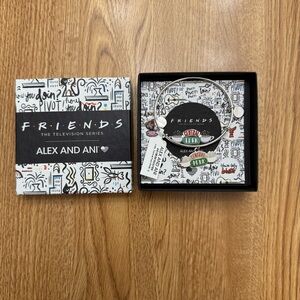 Alex and Ani Silver Friends Charm Bracelet